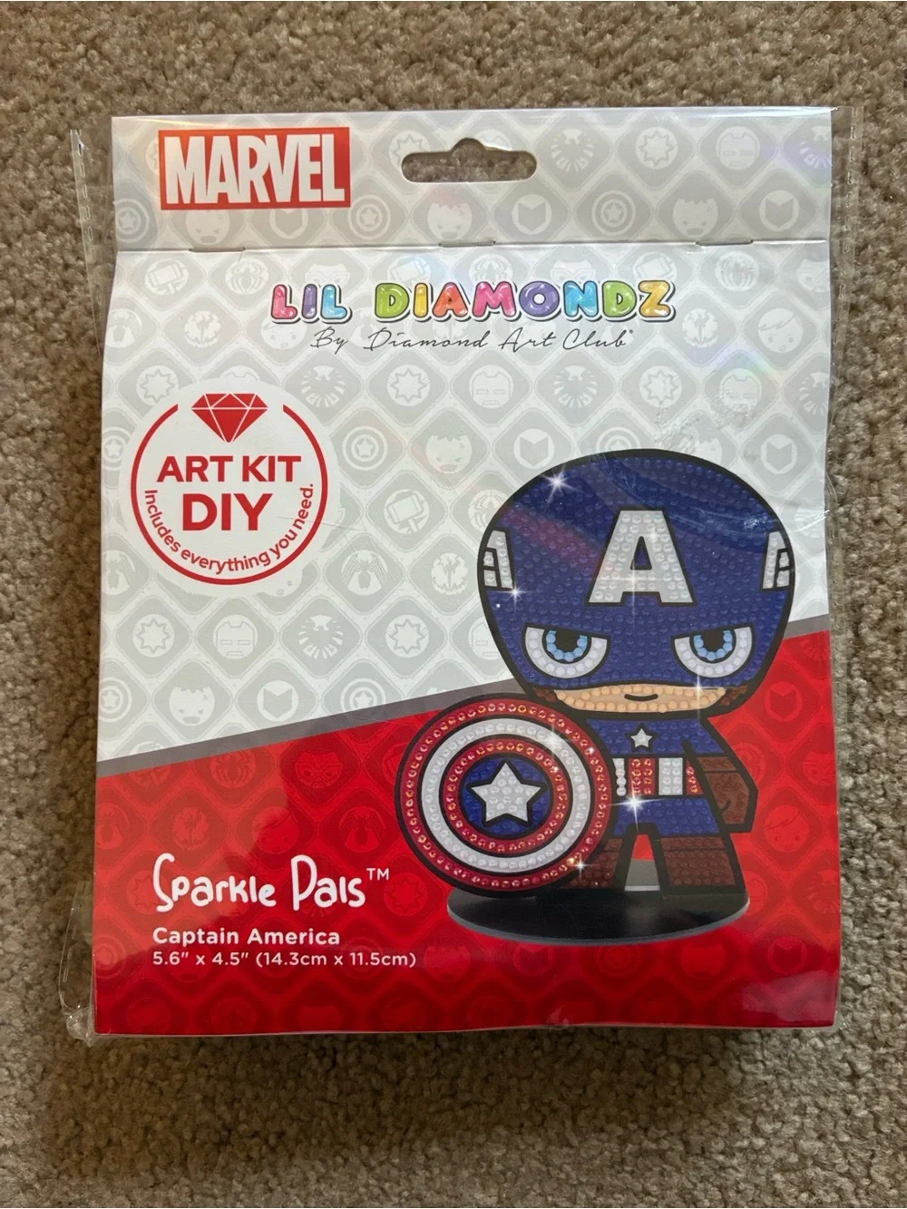 Lil Diamondz By Diamond Art Club - Sparkle Pals Darth Vader & Captain America